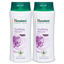 Himalaya nyugtat testpol szraz borre szolomag- s mandulaolajjal megnyugtat s hidratl 400 ml (13,53 oz) 2 csomag