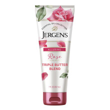 Jergens Rose Beurre Corporel, Hydratant pour les Mains et le Corps avec Huile Essentielle de Camélia, 198 g