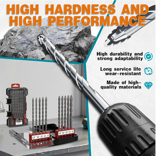 4/5/6/8/10/12mm Eccentric Twist Drill Bit Obliqued Head-8mm 1