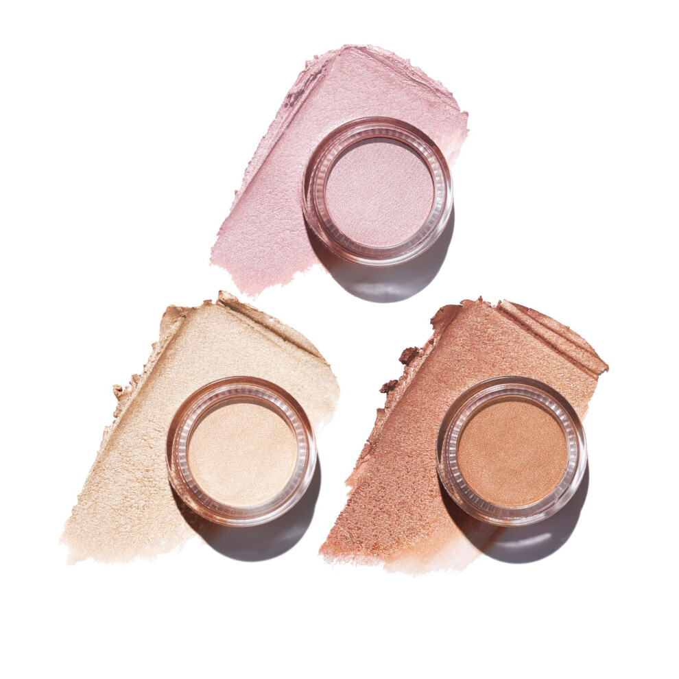 Oulac Cream Eyeshadow Also For Highlighter Large Capacity Highly Pigmented Eye Shadow Waterproof &Long Lasting With Moisturizing Formula Shimmer Gli