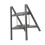 Strong Pliable Step Stool Space Efficient Plan Mild Steel-black 1