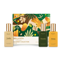 Conjunto de Perfume Gourmet Luxuoso BELLAVITA para Homens & Mulheres | Aroma Frutado com Notas de Baunilha, Manga e Pistache