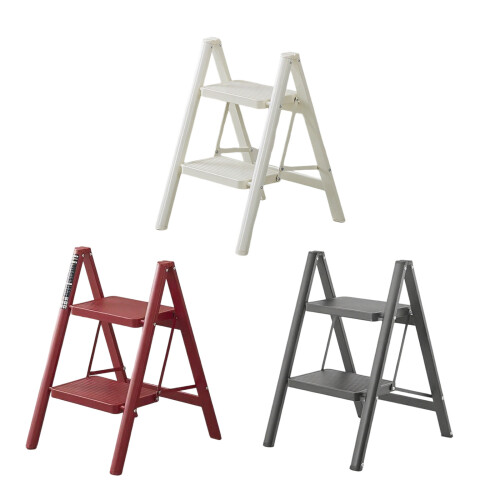 Strong Pliable Step Stool Space Efficient Plan Mild Steel-black 1