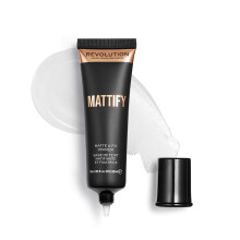 Makeup Revolution Mattify Base Mate y Fijador, Fórmula Ligera y Translúcida, 0.94 Fl Oz