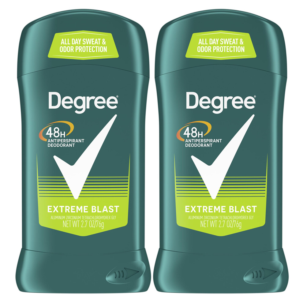 Degree Men Extreme Blast Antiperspirant Deodorant Stick 2.7 Oz