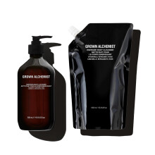 Conjunto de Gel de Limpeza Energizante Grown Alchemist (500 ml) + Refil (1L)
