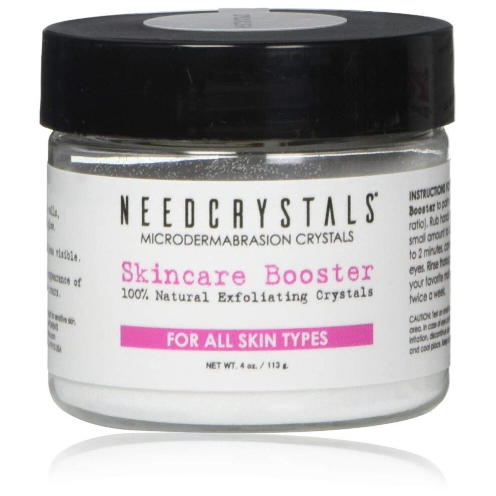 Needcrystals Microdermabrasion Crystals, Diy Face Scrub. Natural Facial Exfoliator For Dull Or Dry Skin Improves Scars,...
