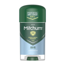 Revlon M-BB-1416 Mitchum Power Gel Unscented Anti-Perspirant & Deodorant by Revlon for Men - 2.25 oz Deodorant Stick