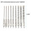 Serrated Tile Drill Bit Four-Edged Hexagonal-7PC 5 to 12mm 5
