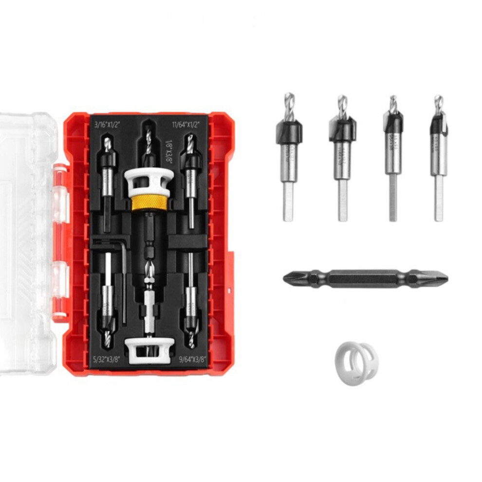 Countersunk Drill Bit Set Adjustable-Gold Upgraded Version 7696000235394