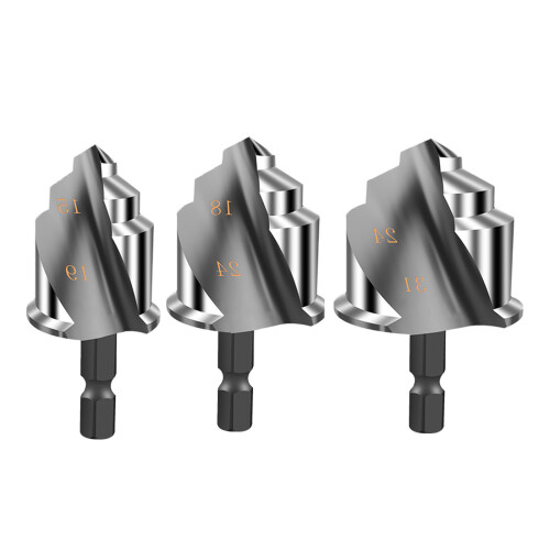 Hex Shank Step Drill Bit For Pipe Reaming And Multi-6 points 1