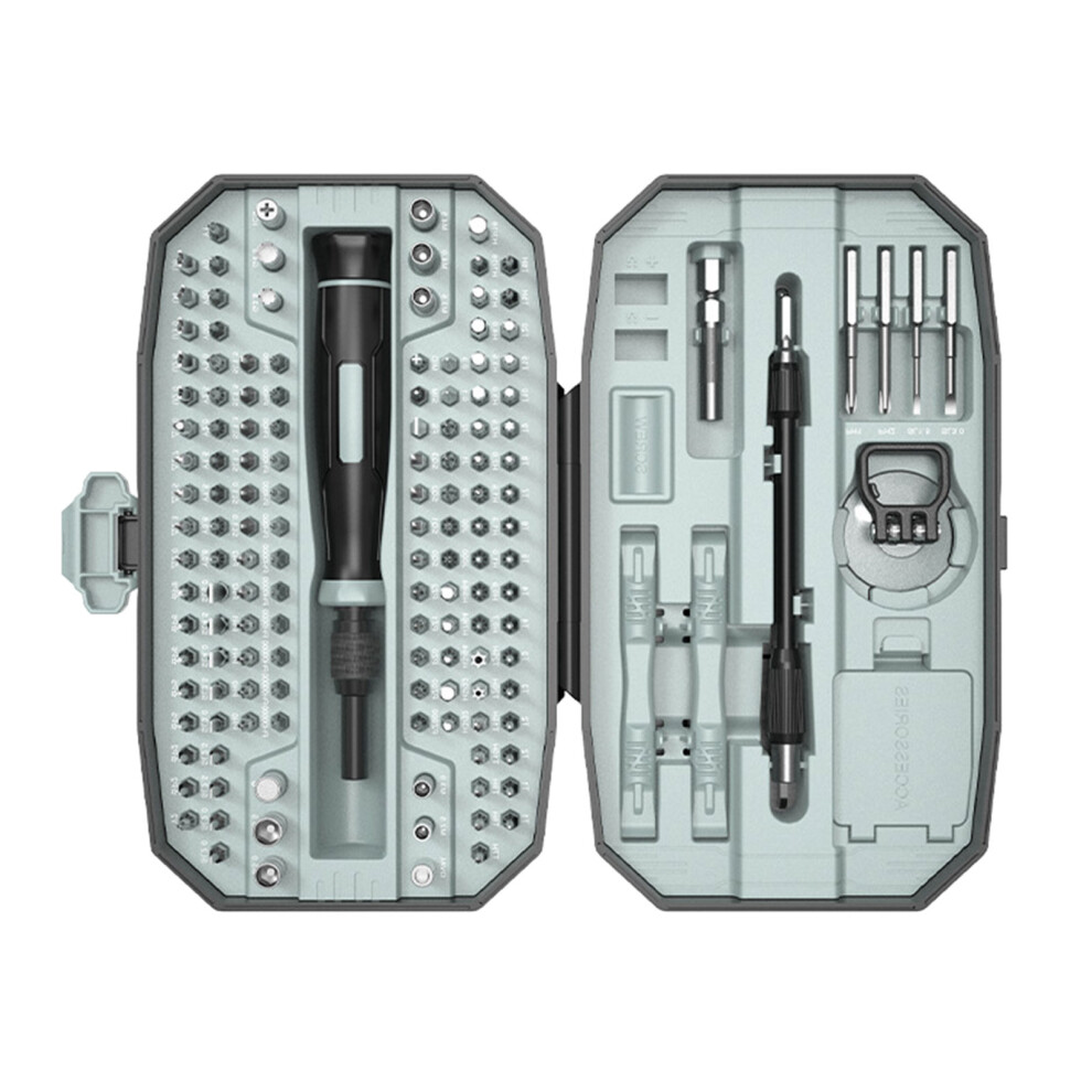 Ergonomic Handle 152 Piece Screwdriver Set Heavy-Black And Gray 7696000235677