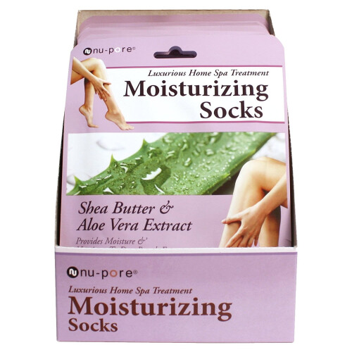 Nu-Pore, Moisturizing Foot Mask, 1 Pair 2