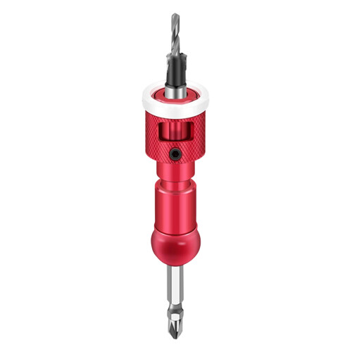 Multi Functional Wood Countersink Drill Bit-Red 2.8x8mm