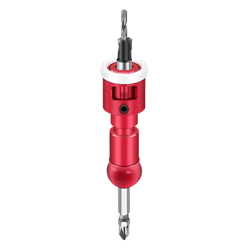 Multi Functional Wood Countersink Drill Bit-Red 2.8X8mm 7696000235790