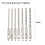 Four-edged Serrated Concrete Drill Bits Drilling-7PC 5 to 16mm 6