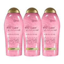 OGX Sensitive + Sal Marinho Rosa & Água de Rosa Esfoliante Sem Sulfato