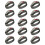 760x25mm Carbonized Sanding Belts 3 Progressive Grits 600 800 1