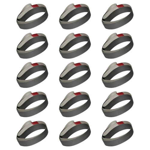 760x25mm Carbonized Sanding Belts 3 Progressive Grits 600 800