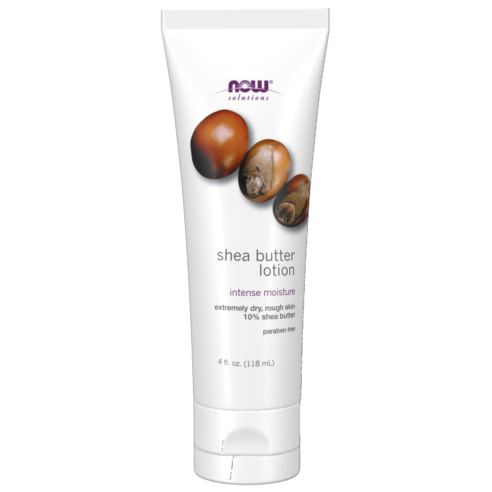Now Foods Shea Butter Lotion Intense Repair, Aid Rough Skin Paraben Free | 118Ml