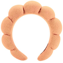HitModa Spa pandeb?nd til vask af ansigt eller ansigtsmakeup - Bubble Skincare Terry Cloth Puffy Cloth Pandeb?nd til Maske Hudbehandling