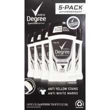 Degree Men Adrenaline Series Antitranspirant & Deodorant 2,7 Unzen 5er-Pack + 1,7 Unzen extra
