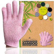 Temple Spring Exfolieringshandske Rayon Bambu Exfolierande Kroppsskrubber Loofah Tvttlapp Exfoliera Loofa Dusch Skrubb Kroppsexfoliering Scrub S