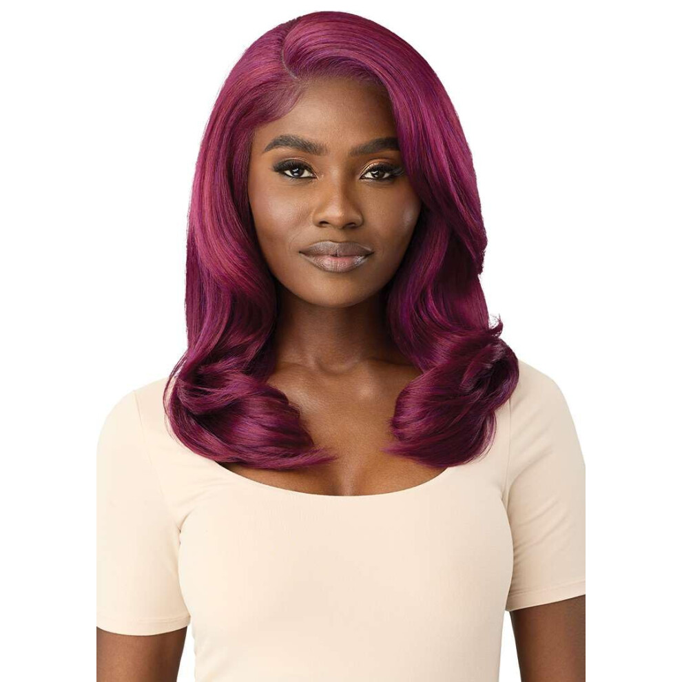 Outre Unisex Lace Front Wig - Melted Hairline - Mh 108 (Mulberry)