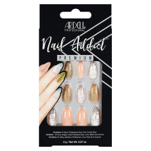 Ardell, Nail Addict Premium, Pink Marble & Gold, 0.07 oz (2 g)