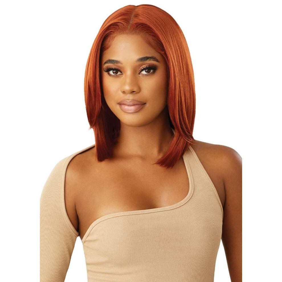 Outre Unisex Brown Lace Front Wig - Melted Hairline - Mora (Dark 2)