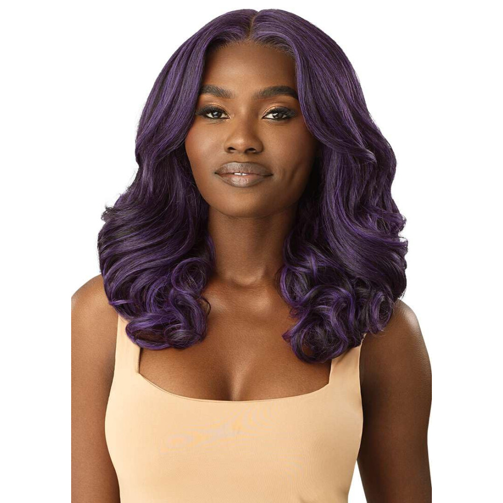 Outre Unisex Brown Lace Front Wig - Melted Hairline - Mh 107 (Dark 2)