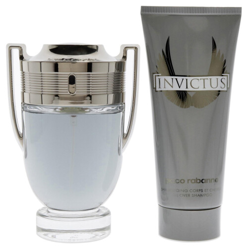 Paco Rabanne Paco Invictus EDT-S 100ml + All Over Shampoo 100ml 1