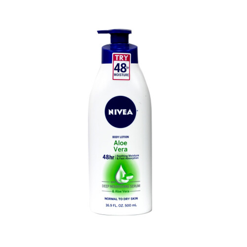 NIVEA Lotion Nivea Aloe Vera 48 Heures 16,9 Onces Pompe (500ml) (6 Pack) 1