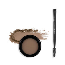 bdb Eyebrow Powder & Definer Brush - Langtidsholdbar fyldigere og fluffigere ?jenbrynsspoolie for pr?cision, bl?d og naturlig lysebrun