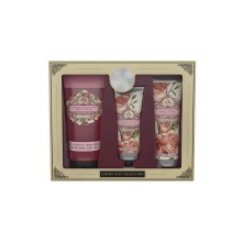 Collection AAA Bain & Corps - Gel Douche 200ml, Crème Mains 60ml & Crème Corps 130ml (Pétale de Rose)