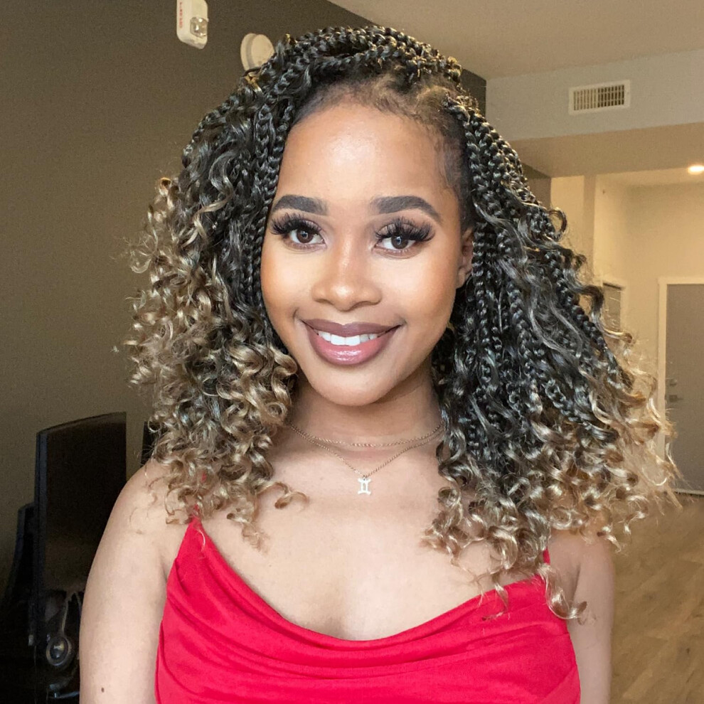 12Palcov Goddess Box Copnky Hckovan Vlasy Bob Goddess Box Copnky Kudrnat Konce Hckovn Box Copnky Prodluovn Vlasu Ze Syntetickho Hckov-image