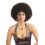Peruca Afro Deluxe Rubie's Adulto, Castanho 2