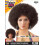 Peruca Afro Deluxe Rubie's Adulto, Castanho 3