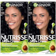 Garnier Hair Color Nutrisse Nourishing Creme 11 Blackest Black (Peppe