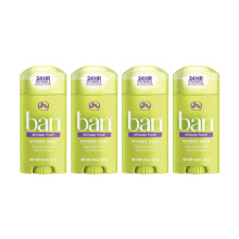Ban Shower Fresh 24-timmars osynlig antiperspirant, solid deodorant för kvinnor och män, 2.6