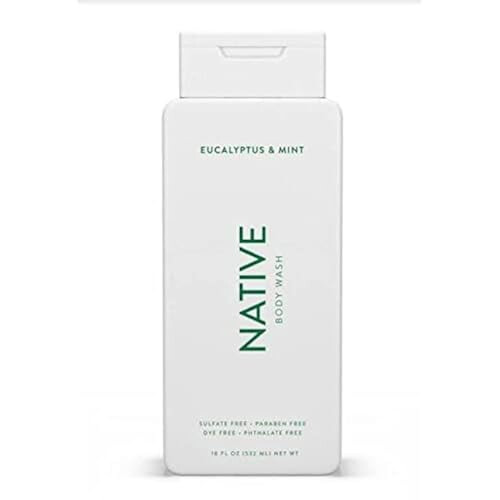 Gel douche Native - Eucalyptus et menthe - 11,5 oz (340 ml) hydratant