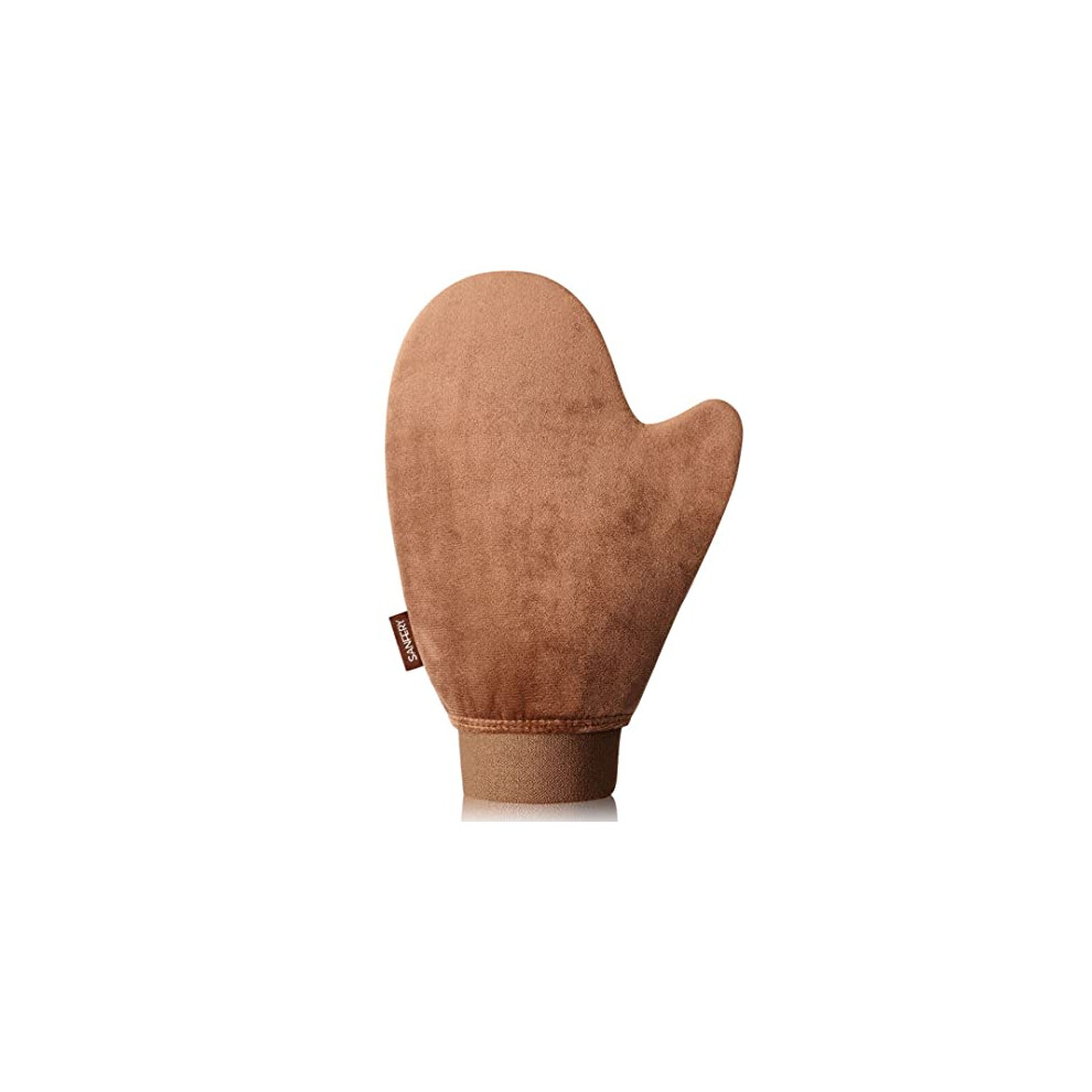 Sanfery Self Tanner Mitt Applicator - Us Patent Self Tanning Mitt, Tanning Mitts Self Tanner Mitt, Sunless Tanner Mitt, Tanning Mitt For Self Tan Mitt