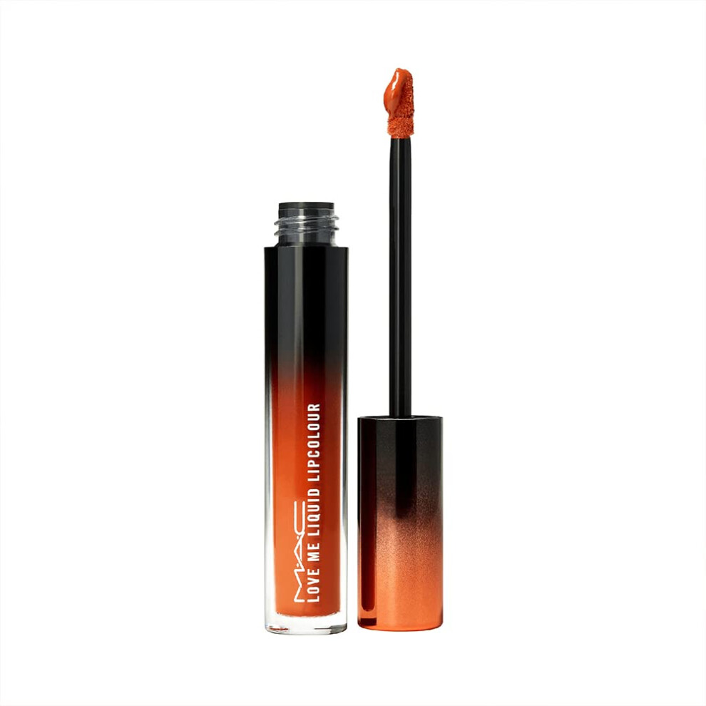 Mac Orange Love Me Liquid Lipcolour - # 487 My Lips Are Insured (Intense Burnt ) 3.1Ml/0.1Oz