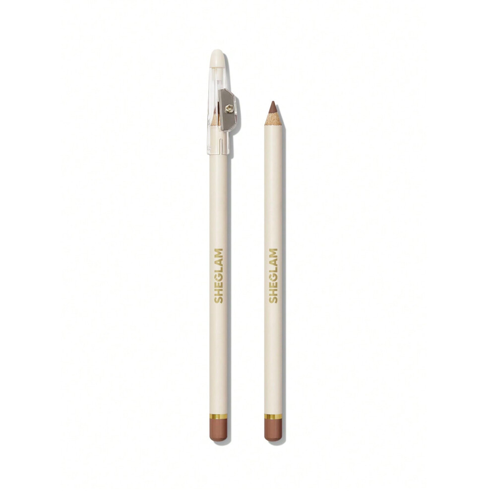 Sheglam Lip Facts Lip Liner Highly-Pigmented Pencil For Shaping & Sculpting Lips Long-Lasting Creamy Make Up-Toasted