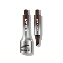 SHEGLAM Brow-Fection Vinklet b?rste & Dip Opgraderet Microblading ?jenbryn Pen Langtidsholdbar Vandt?t Nem at farve-chokolade