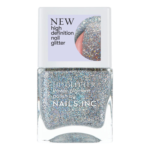 Nails.INC HD Glitter Ring Light Ready nagellak