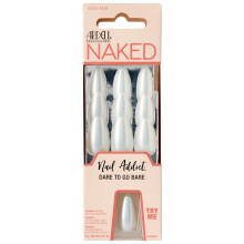 Ardell Nail Addict Naked Seductress Press On Nails Medium amandelvormige nagelkit 1-pack