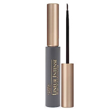 Eyeliner Líquido L'Oreal Paris Lineur Intense com Ponta de Pincel, Preto, 0.24 fl; oz
