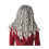 California Kostumer Gr? Crinkle Dreads Paryk Gr? 2