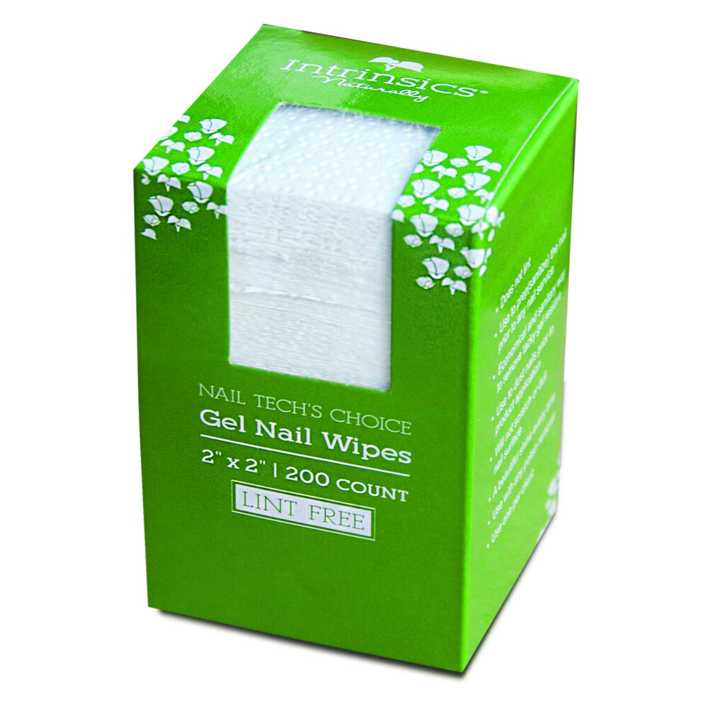 Intrinsics Nail Tech's Choice Lint Free Gel Nail Wipes - 2 X 2 200 Count